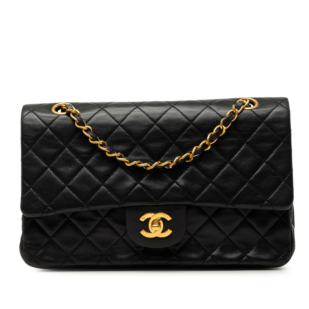 Chanel Medium Classic Cuir d’agneau Double rabat