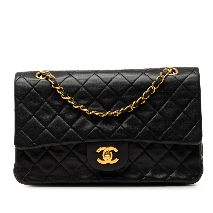 Chanel Medium Classic Cuir d’agneau Double rabat