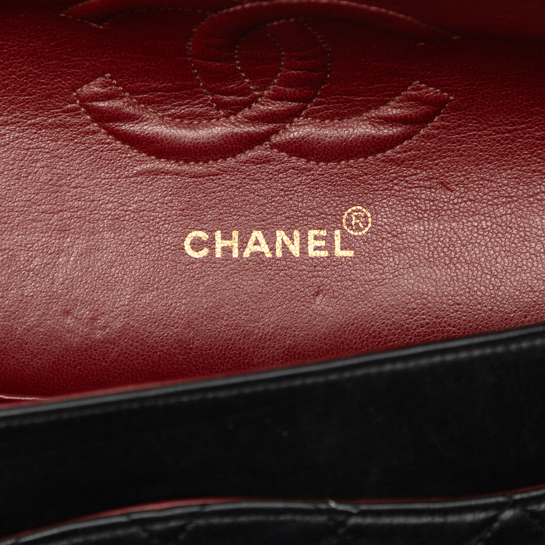 Chanel Medium Classic Cuir d’agneau Double rabat