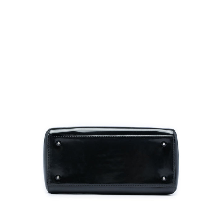 Dior Medium Cuir verni Lady Dior