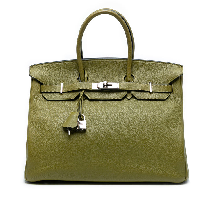 Hermès Togo Birkin Retourne 35 Vert