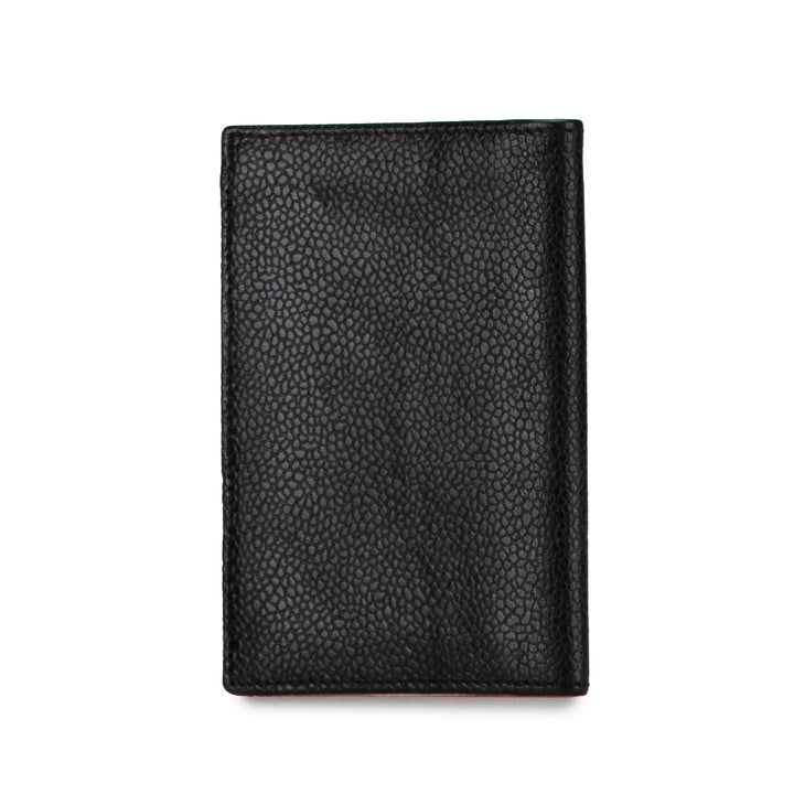 CC Caviar Bi Fold Card Holder Black - Gaby Paris