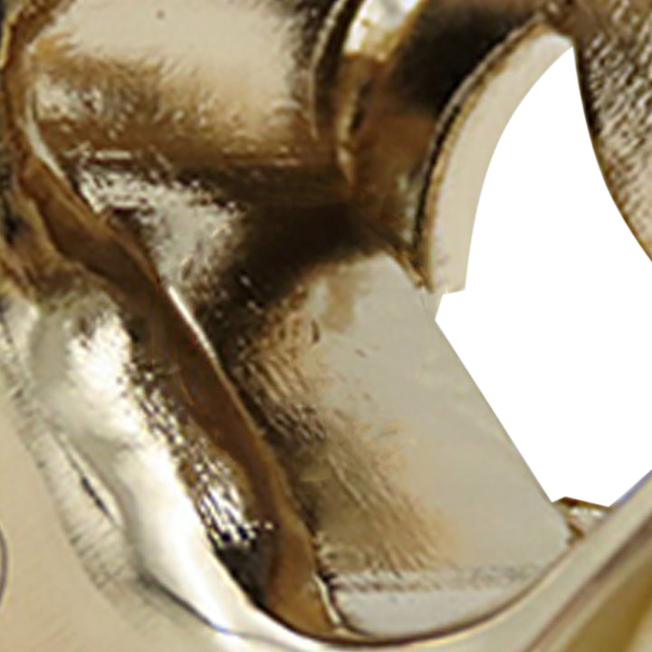 Chanel CC plaqué Perles fantaisie Clover Cuff Bracelet