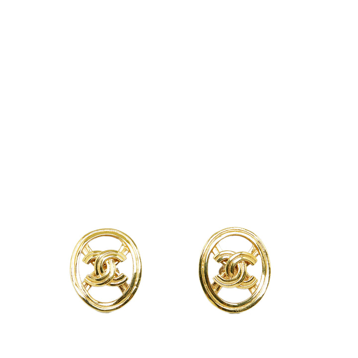 CC Clip-on Earrings Gold - Gaby Paris