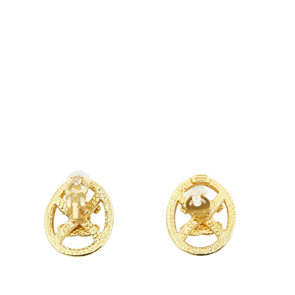 CC Clip-on Earrings Gold - Gaby Paris