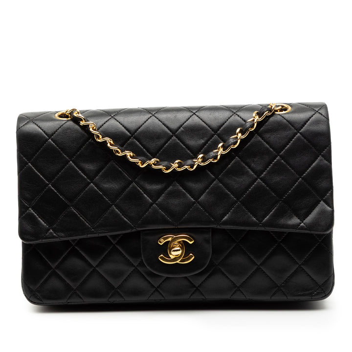 Chanel Medium Classic Cuir d’agneau Double rabat