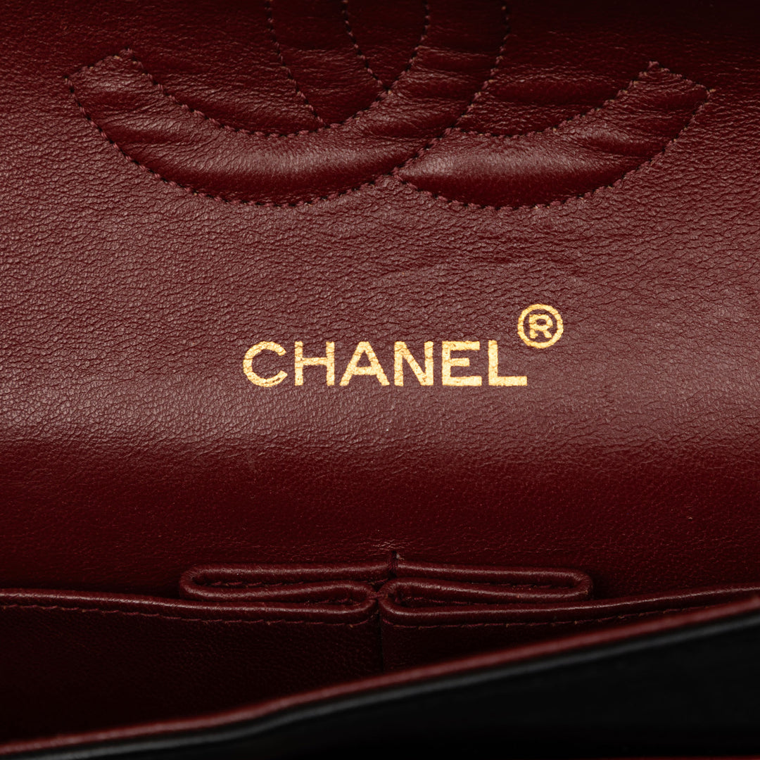 Chanel Medium Classic Cuir d’agneau Double rabat