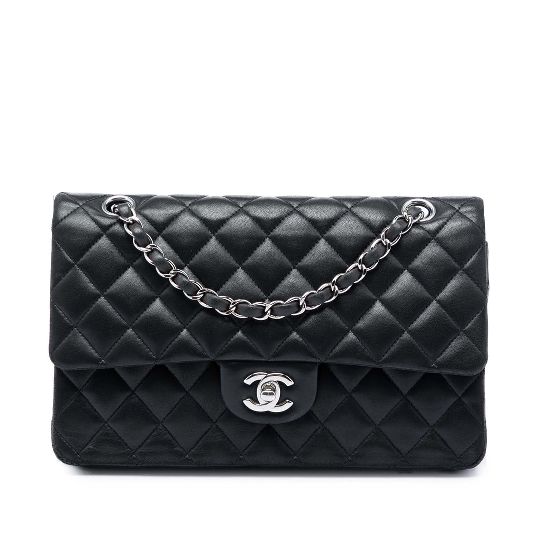 Chanel Medium Classic Cuir d’agneau Double rabat
