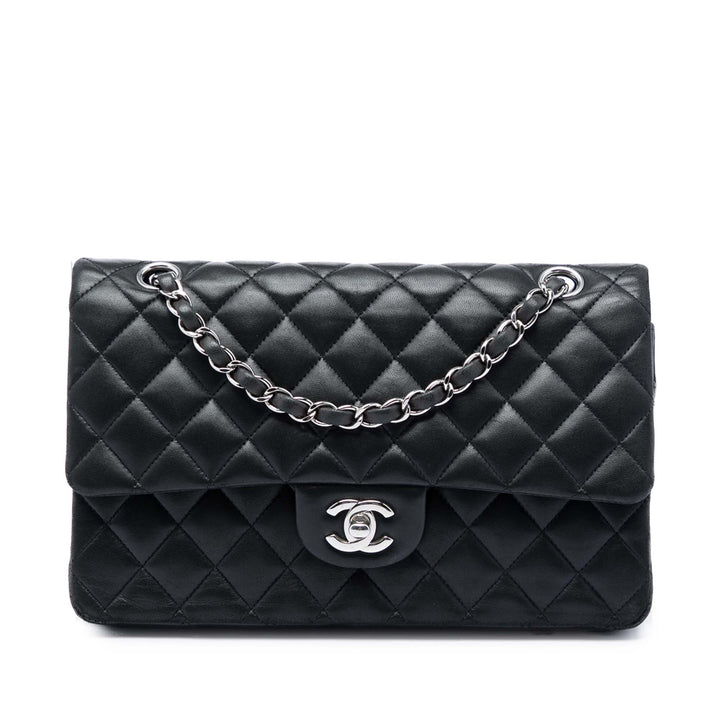 Chanel Medium Classic Cuir d’agneau Double rabat
