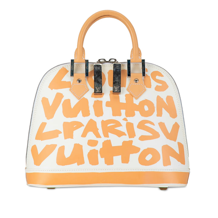 Stephen Sprouse Graffiti Alma MM White - Gaby Paris