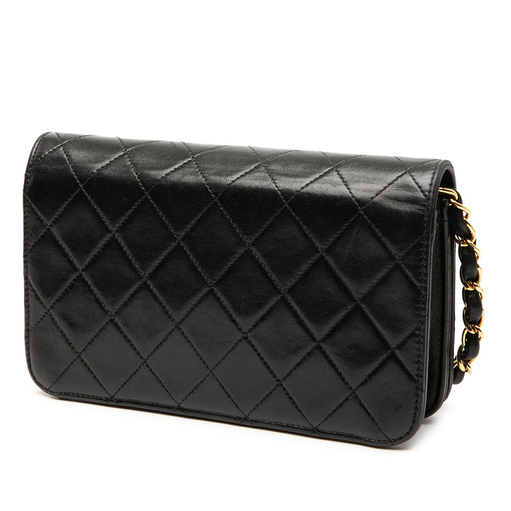 Chanel CC Matelassé Cuir d’agneau Full Simple rabat
