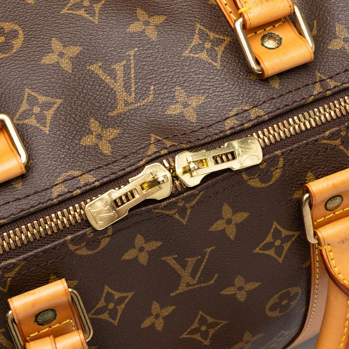 Louis Vuitton Keepall Bandouliere 55 Monogram Marron