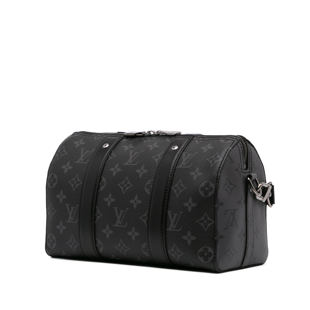 Monogram Eclipse City Keepall Black - Gaby Paris