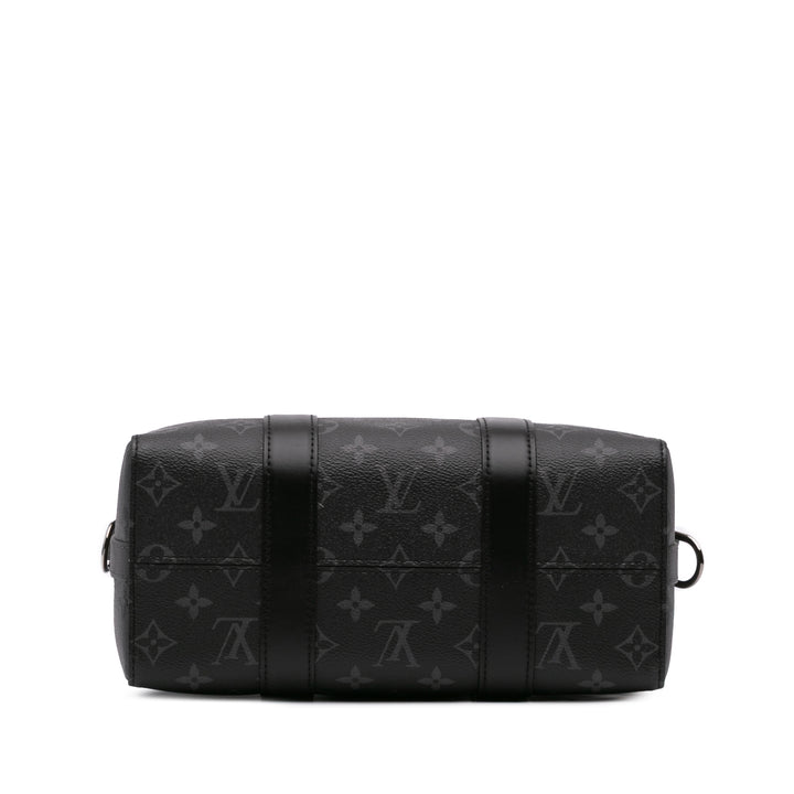 Monogram Eclipse City Keepall Black - Gaby Paris