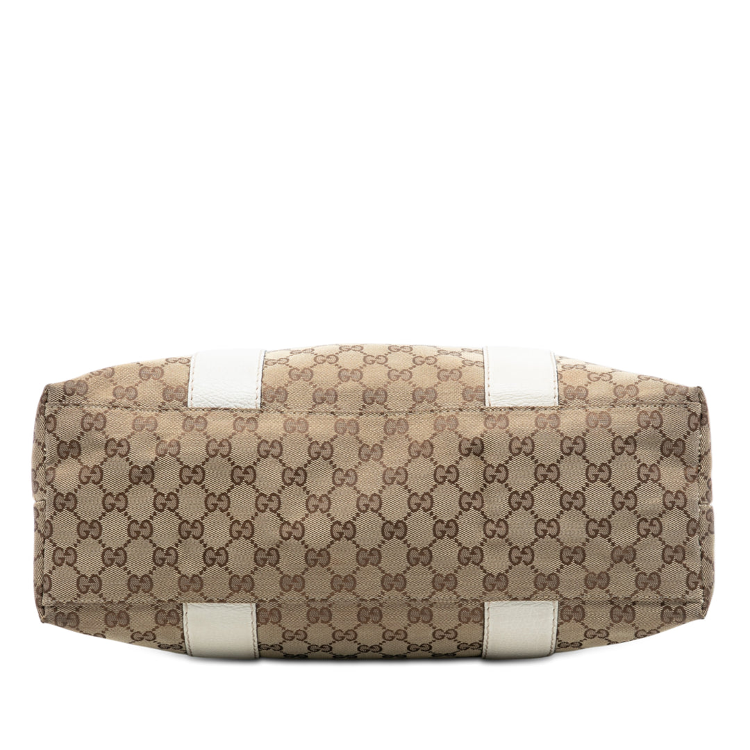 Gucci Medium GG Toile Bamboo Libeccio Cabas