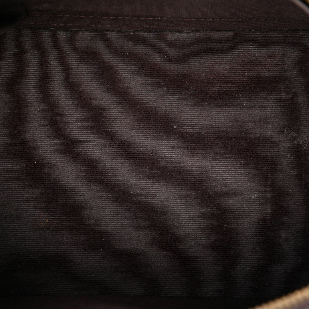 Alma PM Cuir verni Monogram Violet