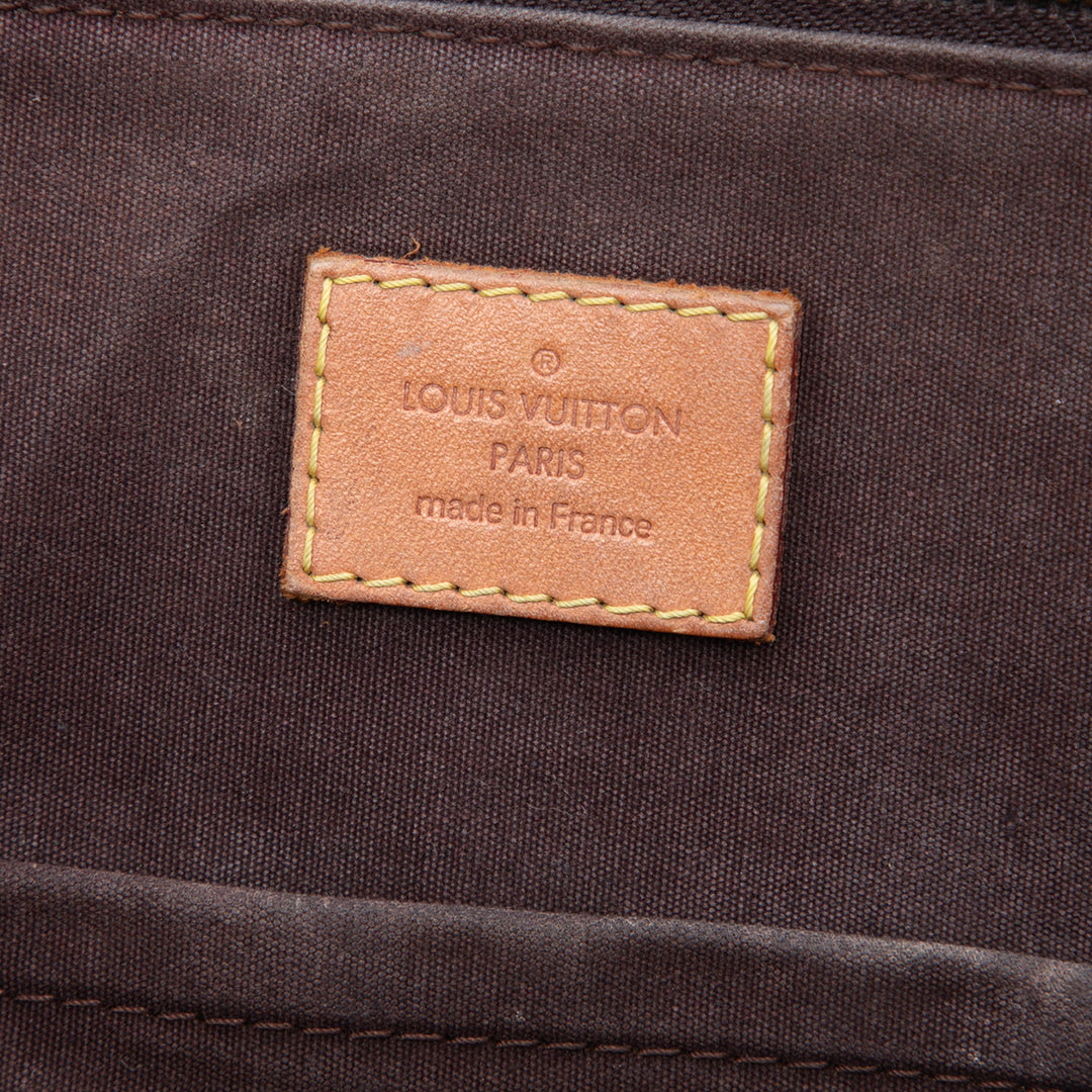 Alma PM Cuir verni Monogram Violet