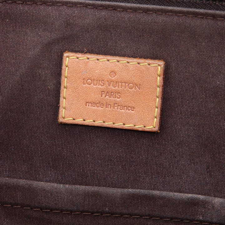 Alma PM Cuir verni Monogram Violet