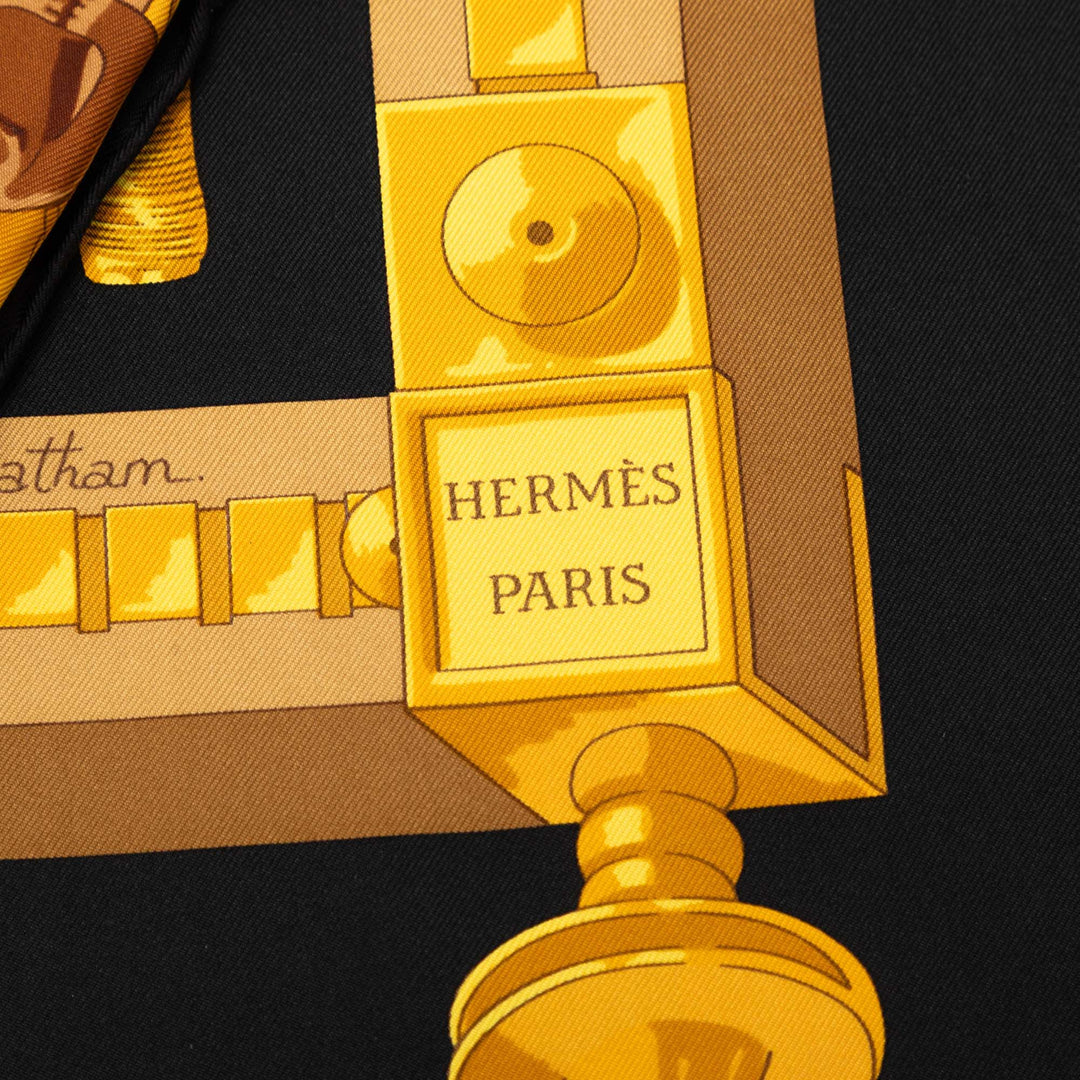 Hermès Cuillers d Afrique Soie Foulard 90