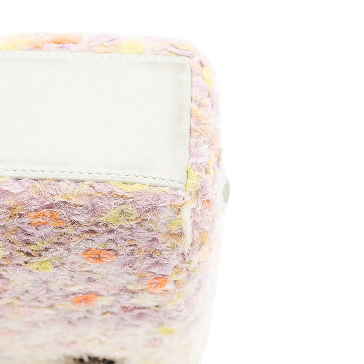 Dior Mini Ruffled Floral Fabric Embellished Cuir d’agneau Lady Dior Rose – GABY PARIS Authentique