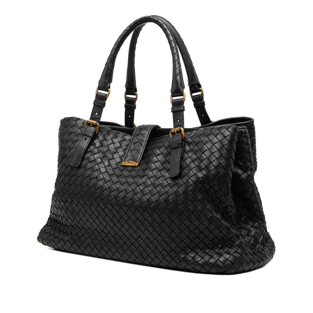 Bottega Veneta Medium Nappa Intrecciato Roma Cabas
