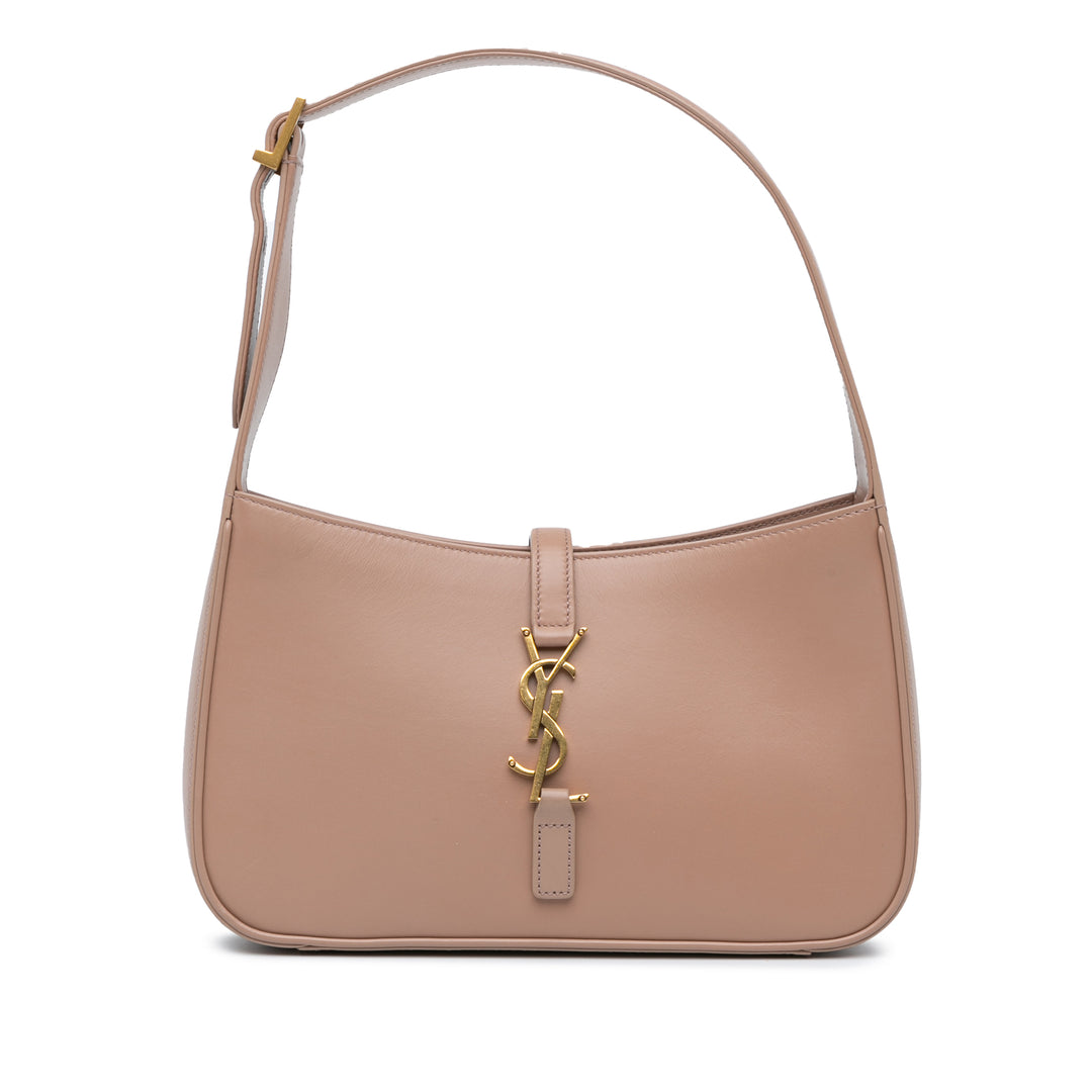 Calfskin Le 5 a 7 Bag Brown - Gaby Paris