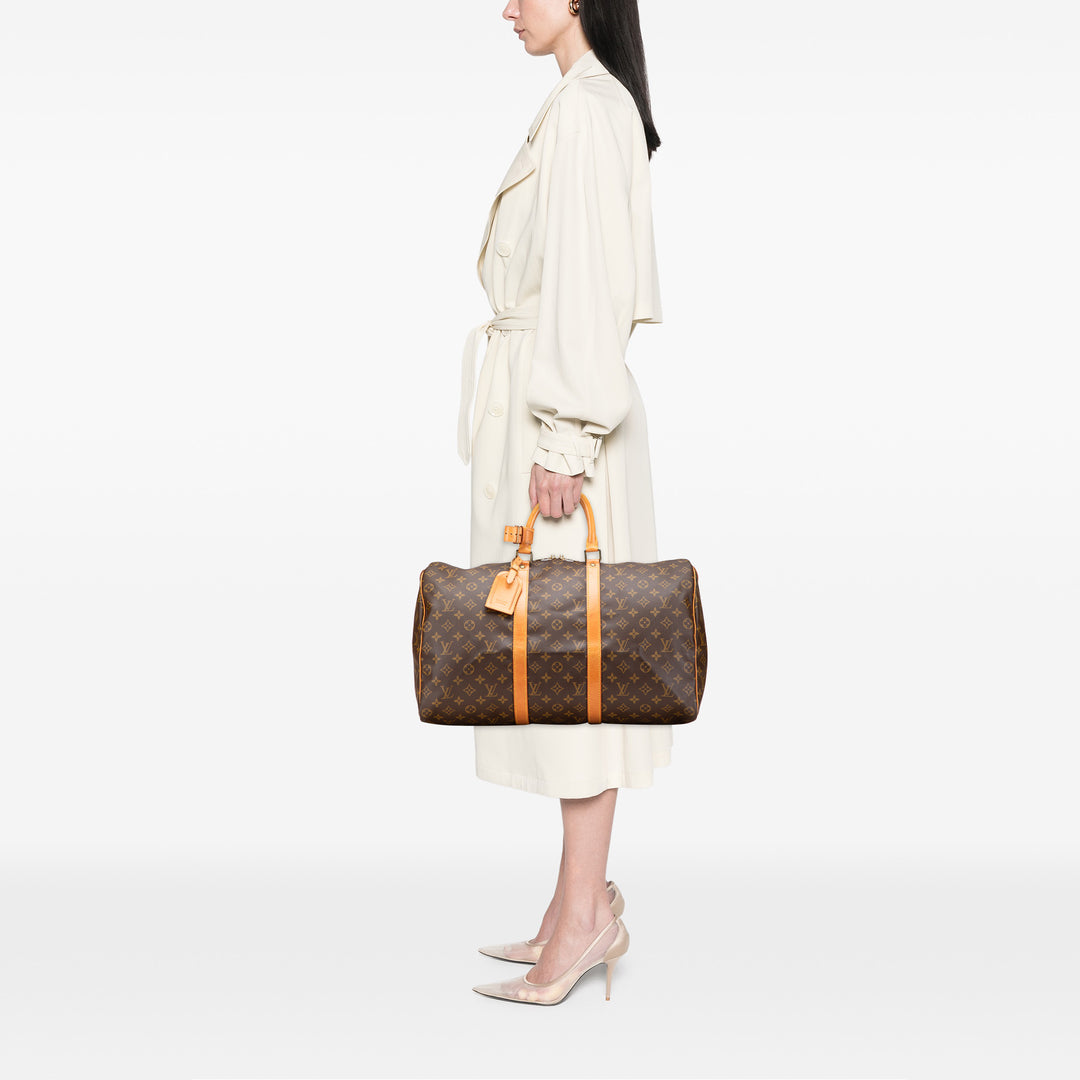 Monogram Keepall 50 Brown - Gaby Paris