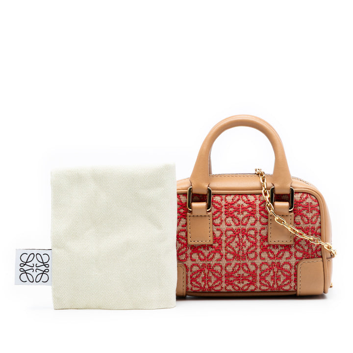LOEWE Nano Toile Amazona Sac