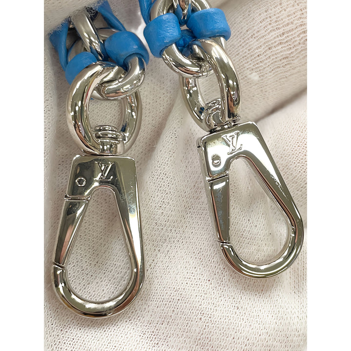 Louis Vuitton Yayoi Kusama Speedy Bandouliere 20 Monogram Empreinte Bleu – vue 10 – GABY PARIS