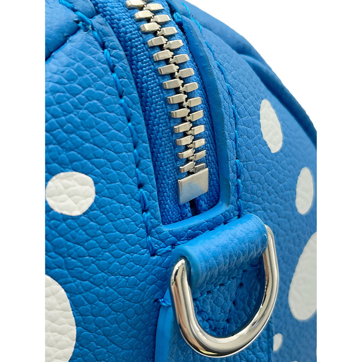 Louis Vuitton Yayoi Kusama Speedy Bandouliere 20 Monogram Empreinte Bleu – vue 12 – GABY PARIS