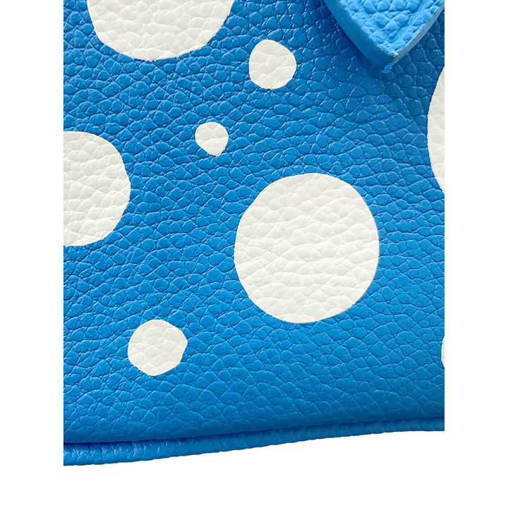 Louis Vuitton Yayoi Kusama Speedy Bandouliere 20 Monogram Empreinte Bleu – vue 14 – GABY PARIS