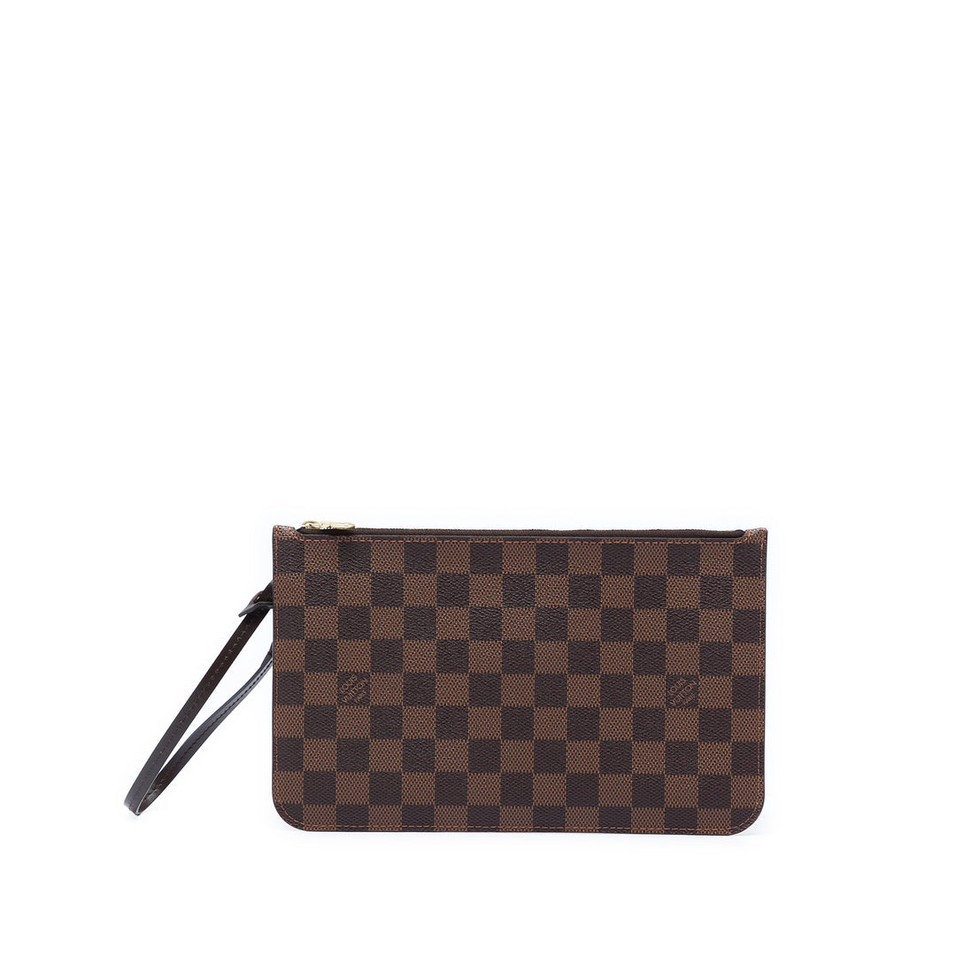Louis Vuitton Damier Ebene Neverfull MM Pochette