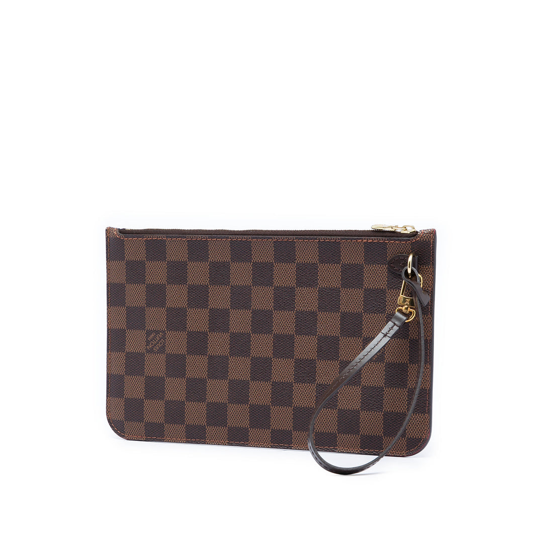 Louis Vuitton Damier Ebene Neverfull MM Pochette