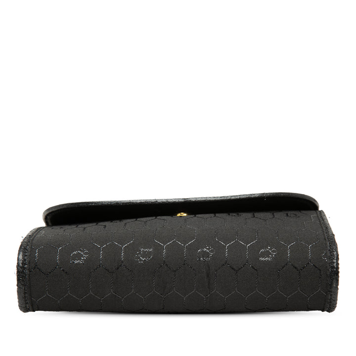 Dior Honeycomb Toile Chain à rabat Sac porté croisé