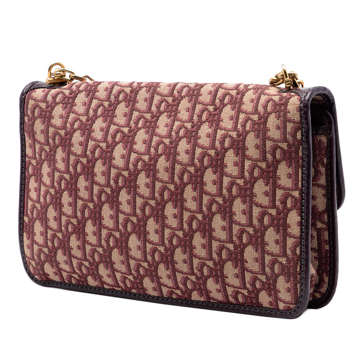 Dior Oblique Toile Chain Sac porté croisé