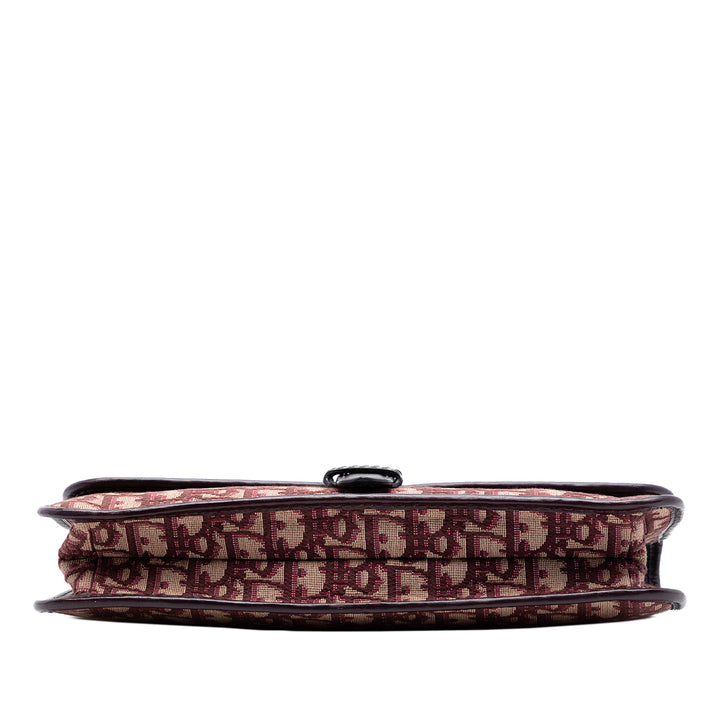 Dior Oblique Toile Chain Sac porté croisé