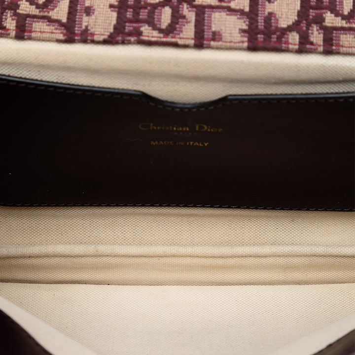 Dior Oblique Toile Chain Sac porté croisé