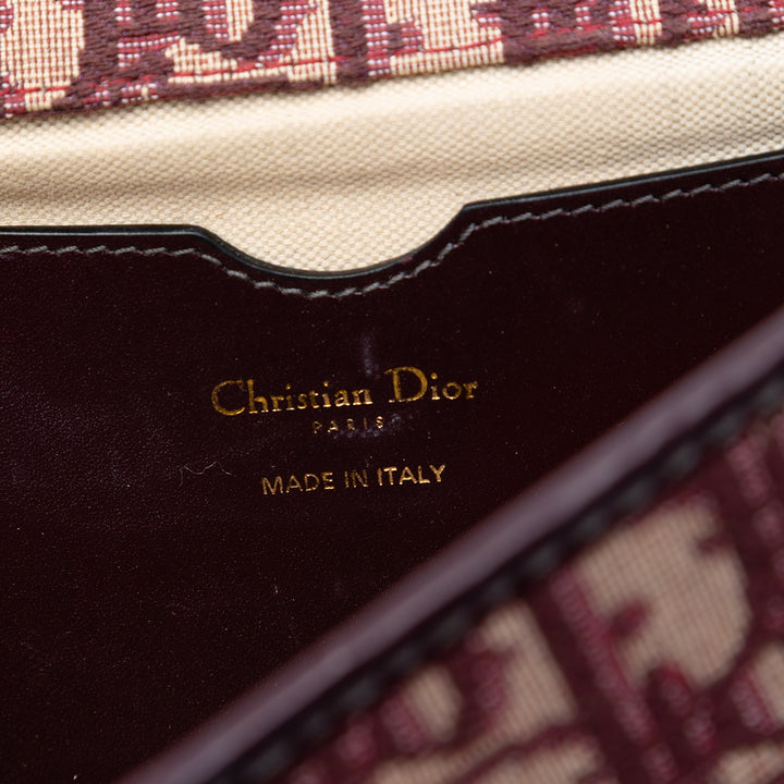 Dior Oblique Toile Chain Sac porté croisé