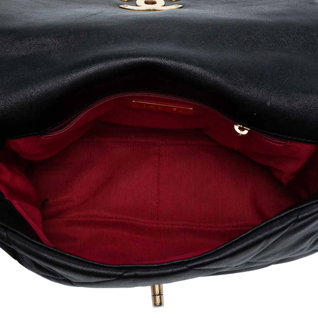 Chanel Medium Cuir d’agneau 19 à rabat