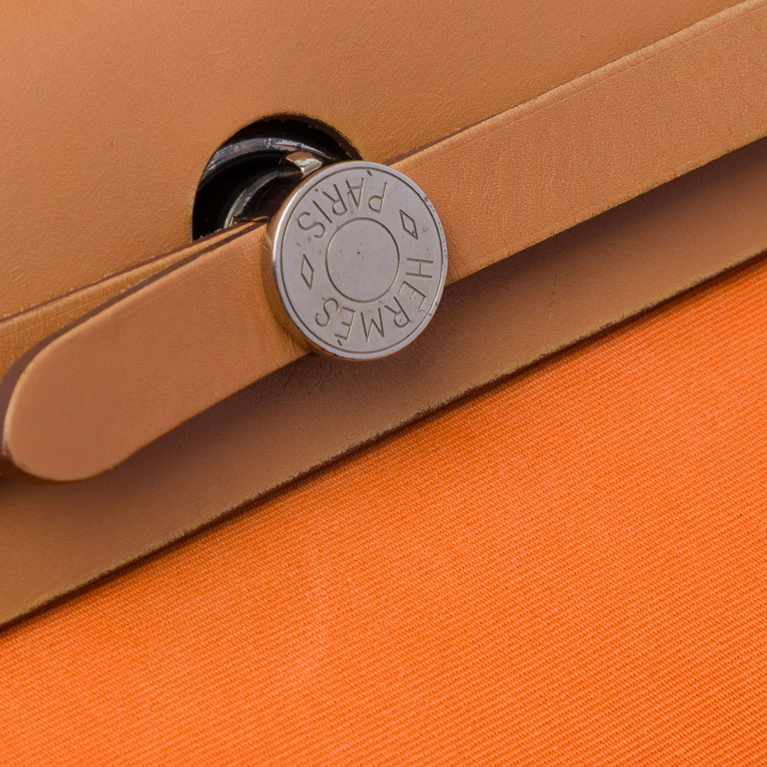 Hermès Herbag Zippé 31 Orange – vue 5 – GABY PARIS
