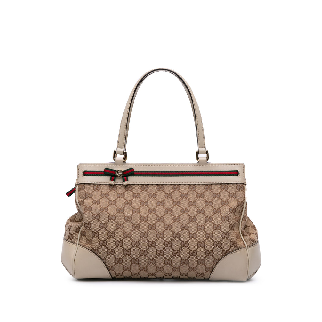 GG Canvas Mayfair Tote Brown - Gaby Paris
