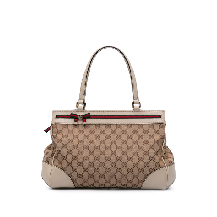 GG Canvas Mayfair Tote Brown - Gaby Paris