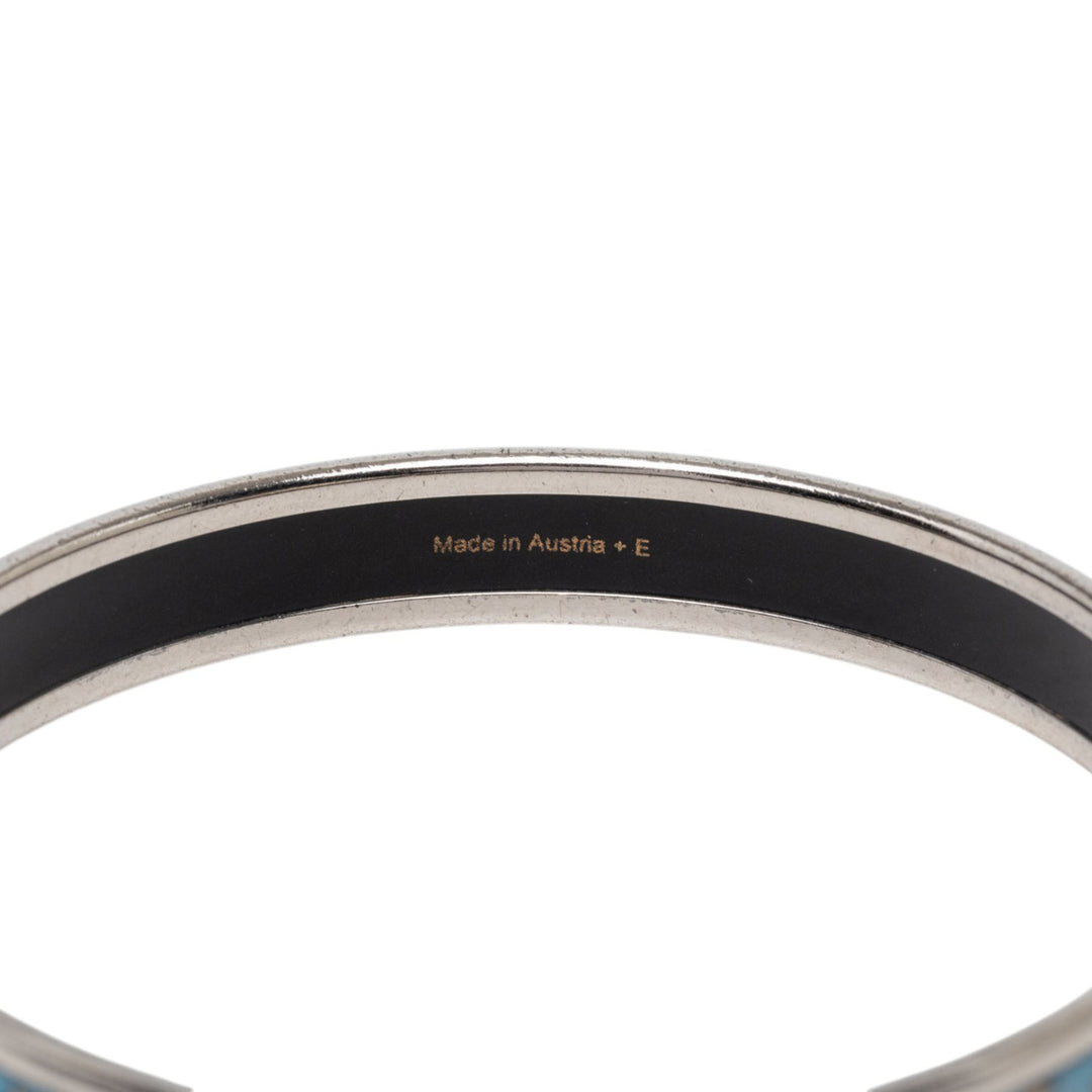 Narrow Sun Moon Stars Émail Bangle 65 Other Bleu