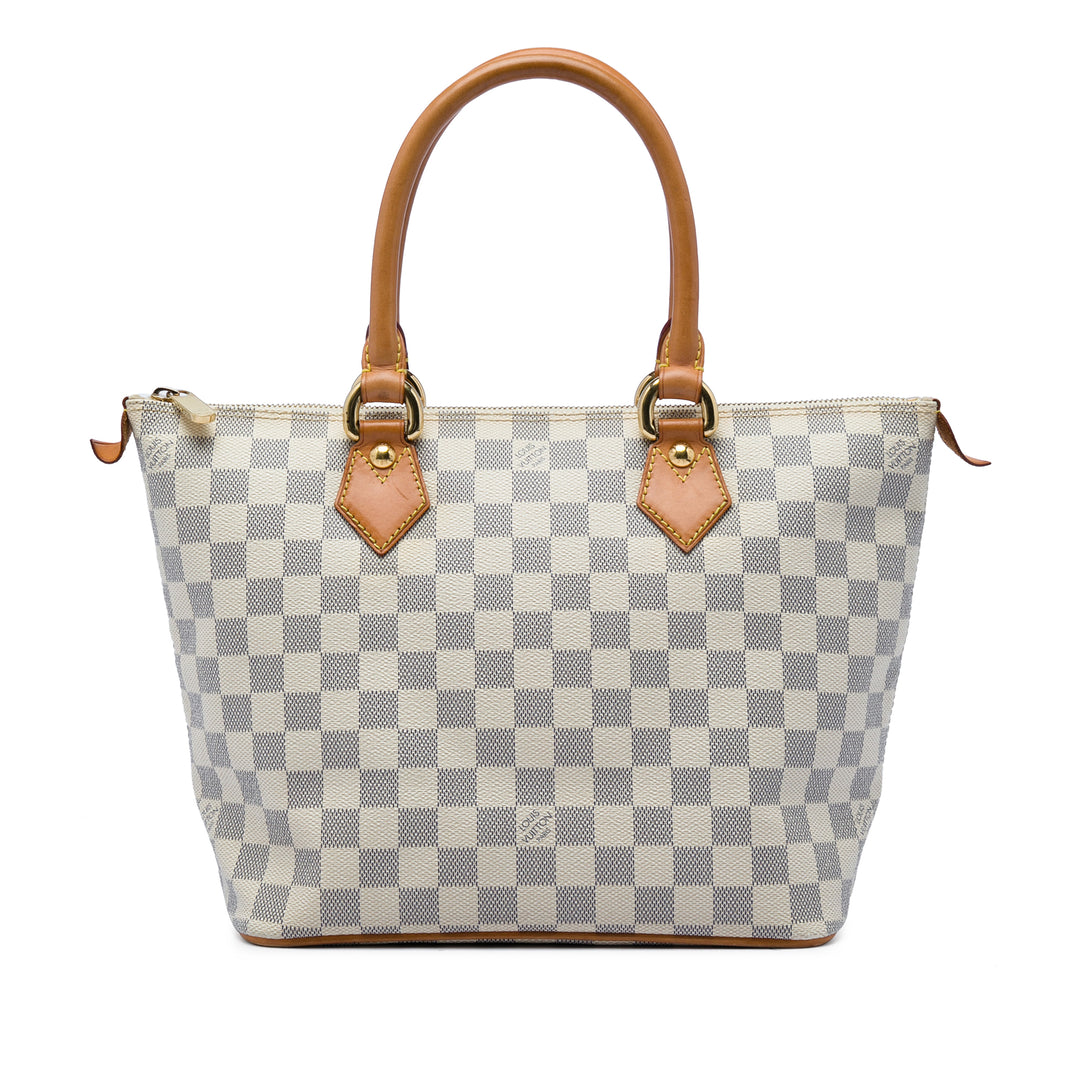 Louis Vuitton Saleya PM Damier Azur Blanc – vue principale – GABY PARIS