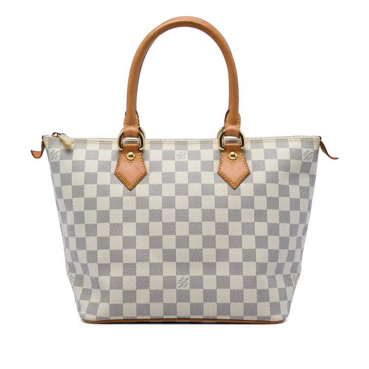 Louis Vuitton Saleya PM Damier Azur Blanc – vue principale – GABY PARIS