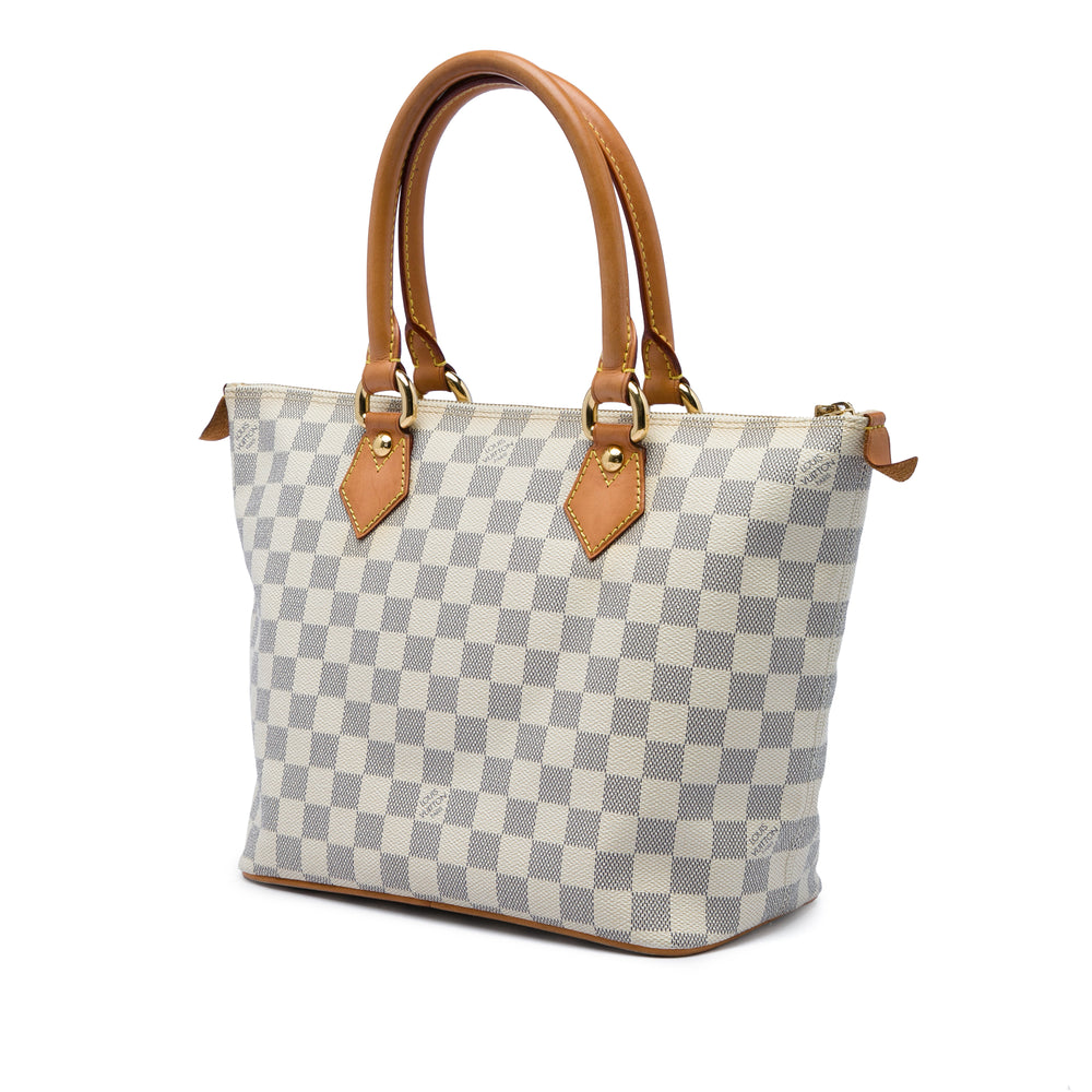 Louis Vuitton Saleya PM Damier Azur Blanc – vue 2 – GABY PARIS