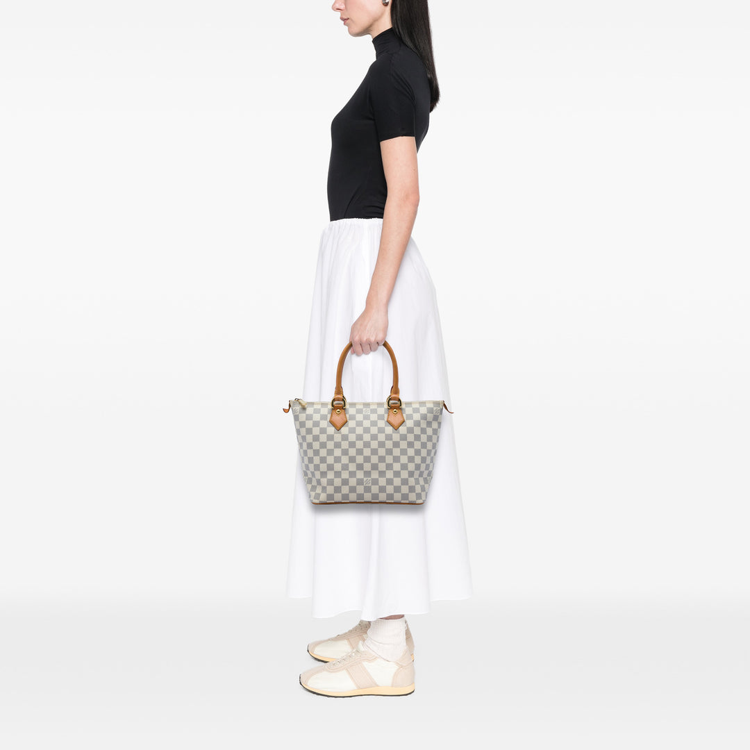 Louis Vuitton Saleya PM Damier Azur Blanc – vue 5 – GABY PARIS