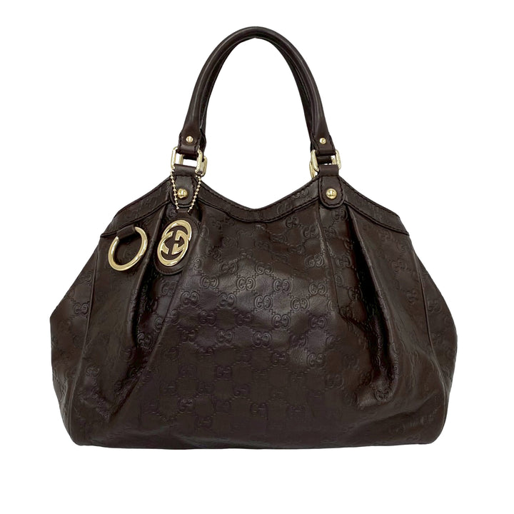 Gucci Guccissima Sukey Cabas Moyen Cuir