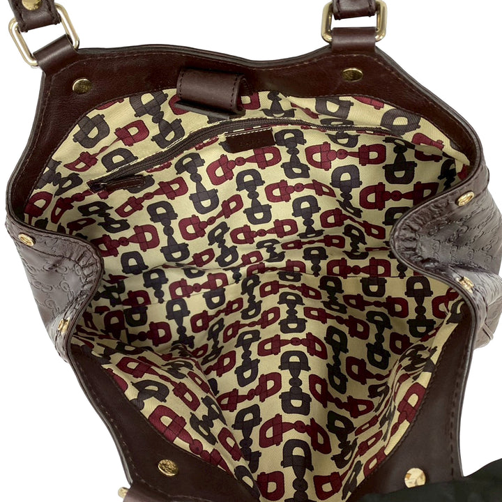 Gucci Guccissima Sukey Cabas Moyen Cuir