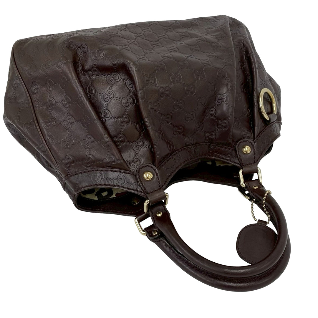 Gucci Guccissima Sukey Cabas Moyen Cuir